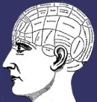 Phrenology: Lombroso Skull Chart circa 1910